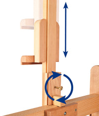 MABEF H-Frame Studio Easel with Crank