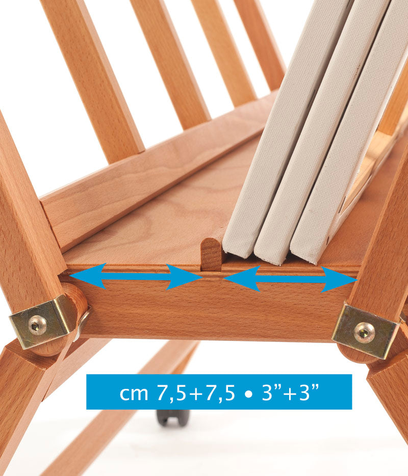 MABEF Large Folding Wheeled Print Rack for Prints and Drawing Paper M/40