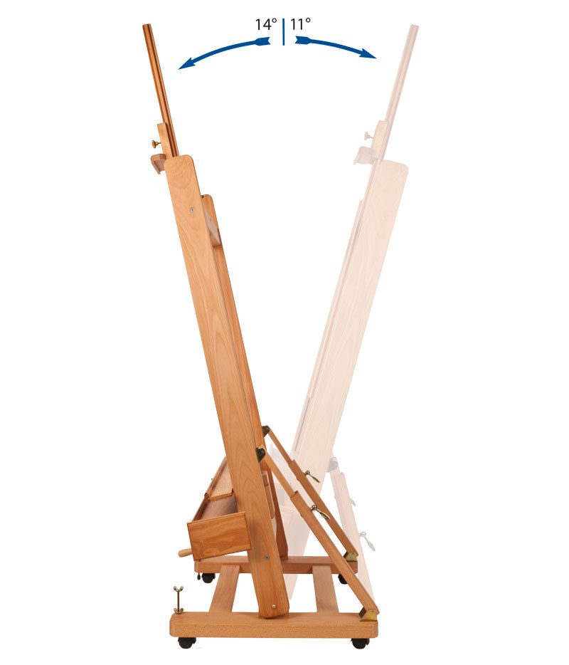 MABEF Large Studio Easel with Crank