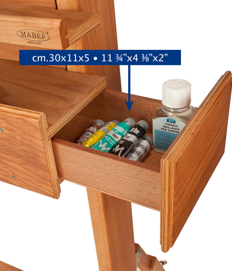 MABEF Large Studio Easel with Crank