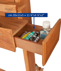 MABEF Large Studio Easel with Crank