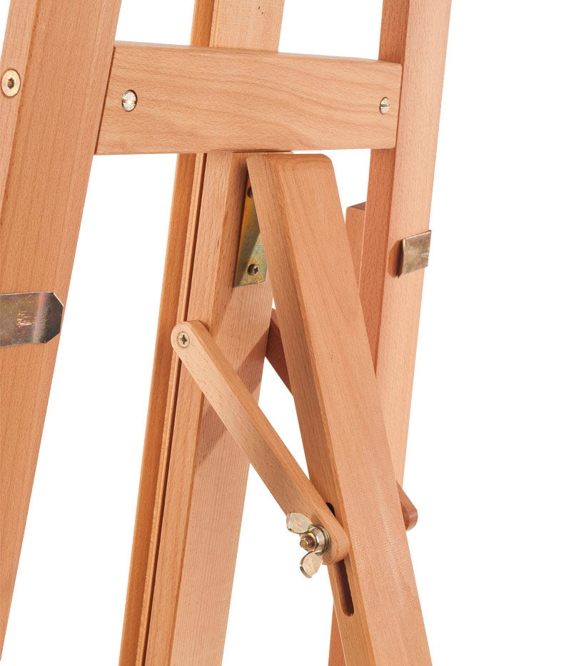 MABEF Lyre Studio Easel in Oiled Beechwood