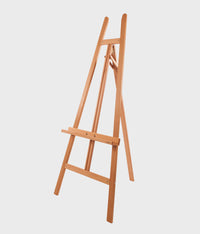 MABEF Lyre Studio Easel in Oiled Beechwood