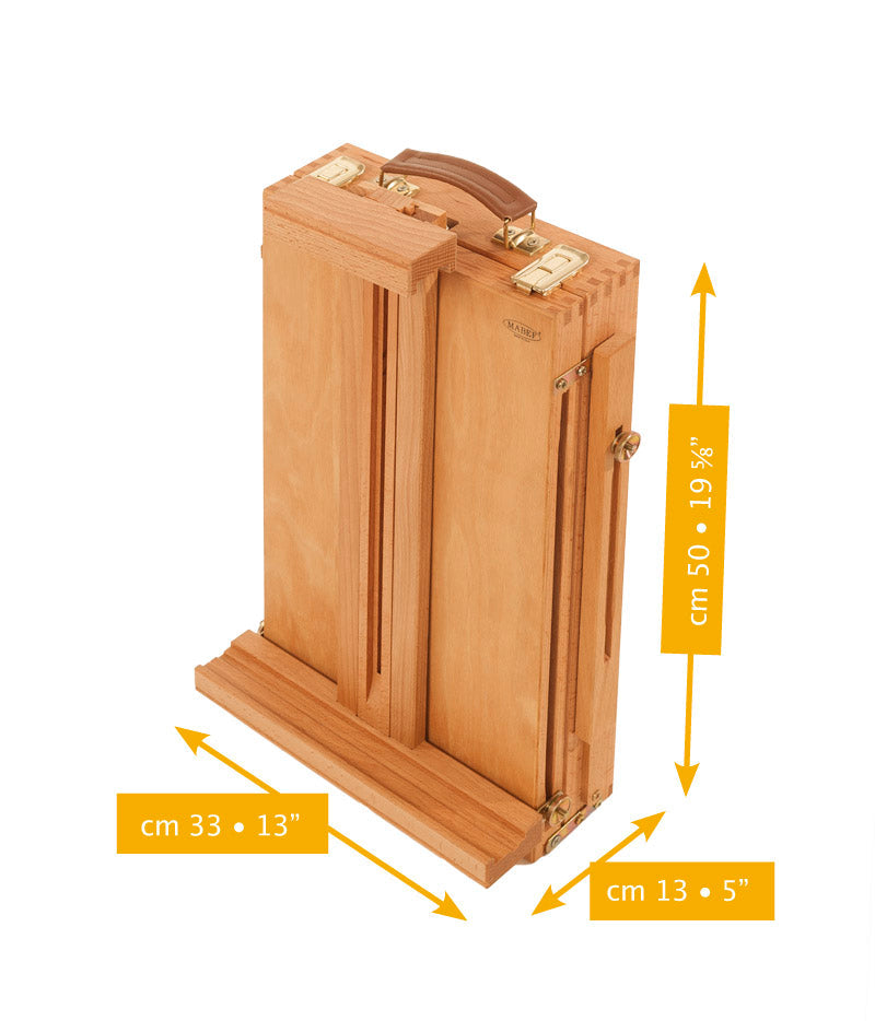 MABEF Painting Case with Tabletop Easel