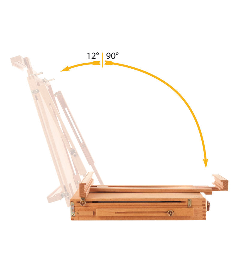 MABEF Painting Case with Tabletop Easel