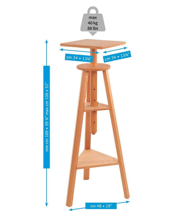 MABEF Sculptor's Easel, Oil-Treated Beechwood