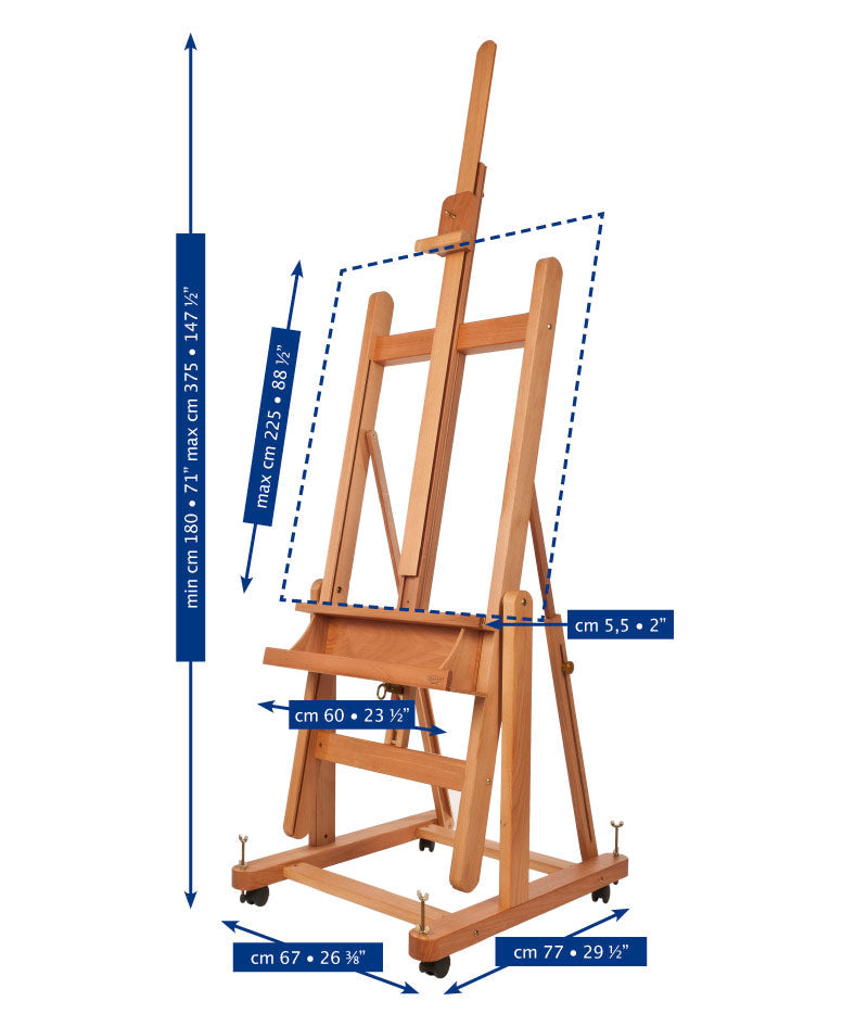 MABEF Convertible Studio Easel, Type H