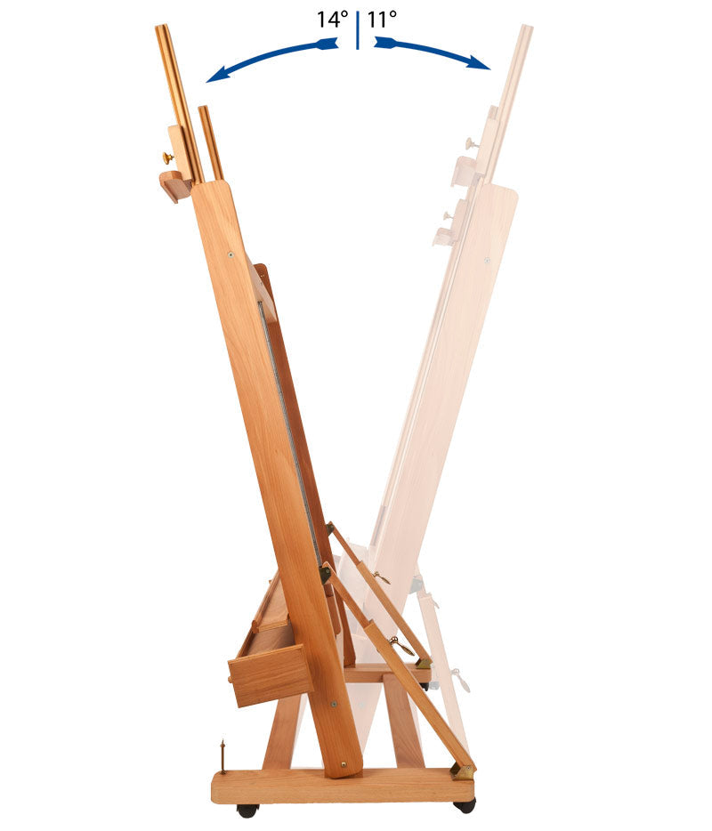 Mabef Double Fixed Type H Studio Easel
