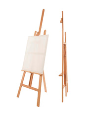 MABEF Studio Lyre Easel Basic Type A Oiled Beechwood