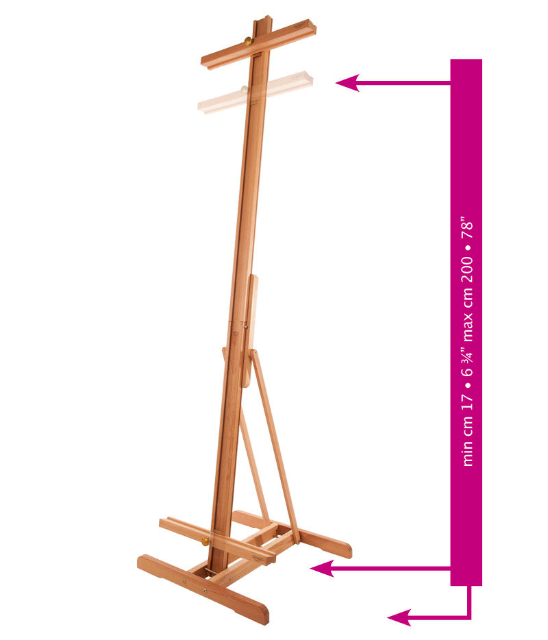 MABEF Universal Convertible Beechwood Easel