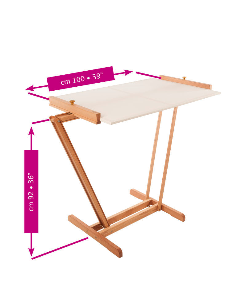 MABEF Universal Convertible Beechwood Easel