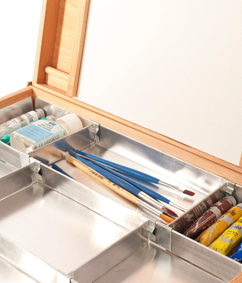 MABEF Wooden Art Supplies Case, 30 x 40 cm