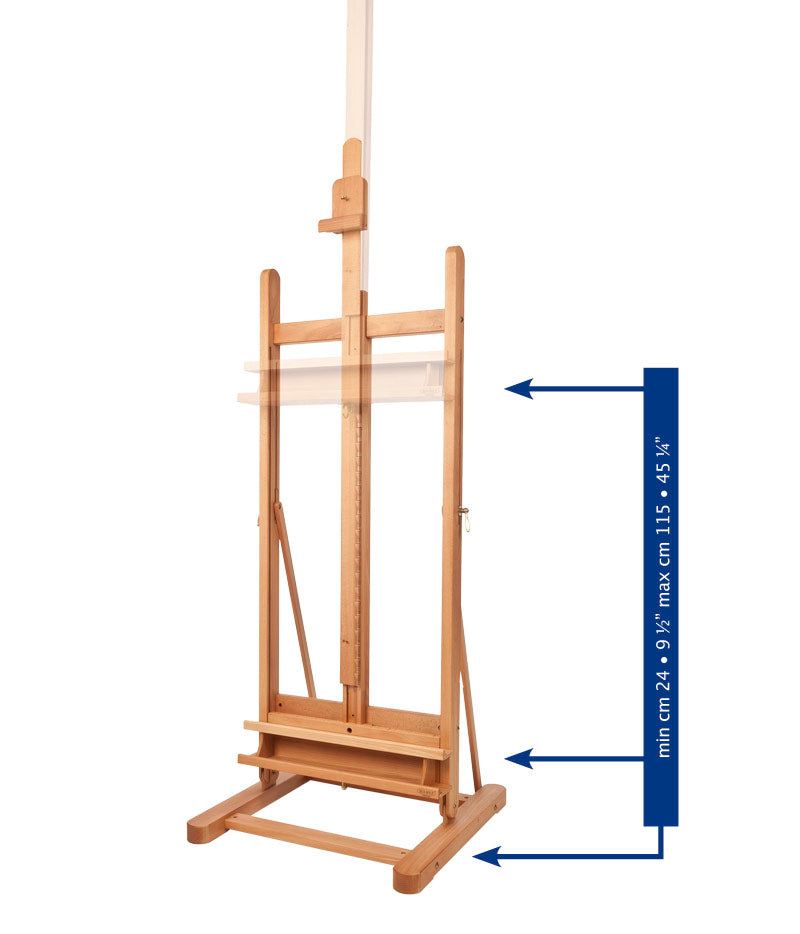MABEF Workshop Studio Easel - Beechwood