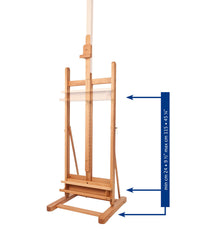 MABEF Workshop Studio Easel - Beechwood
