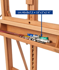 MABEF Workshop Studio Easel - Beechwood