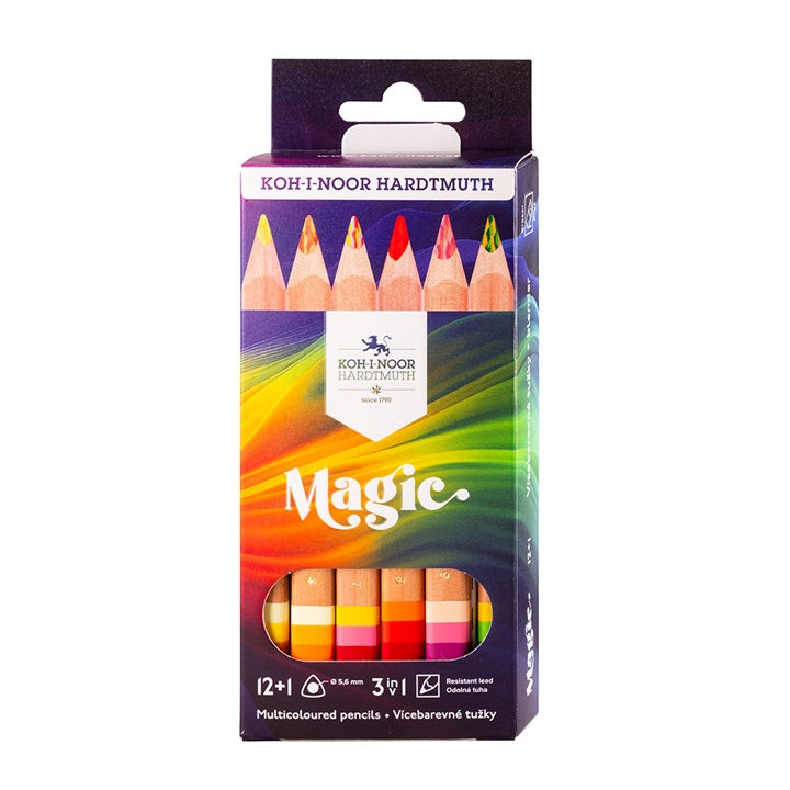 MAGIC Jumbo Colored Pencil Set of 12+1 FSC - image 1