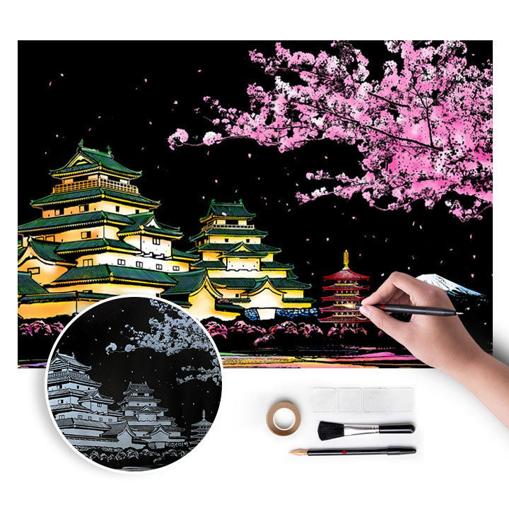 Magic Scratch-Off Art - Japan - 75x52 cm
