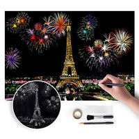 Magical Scratch-Off Print - Paris - 75x52 cm