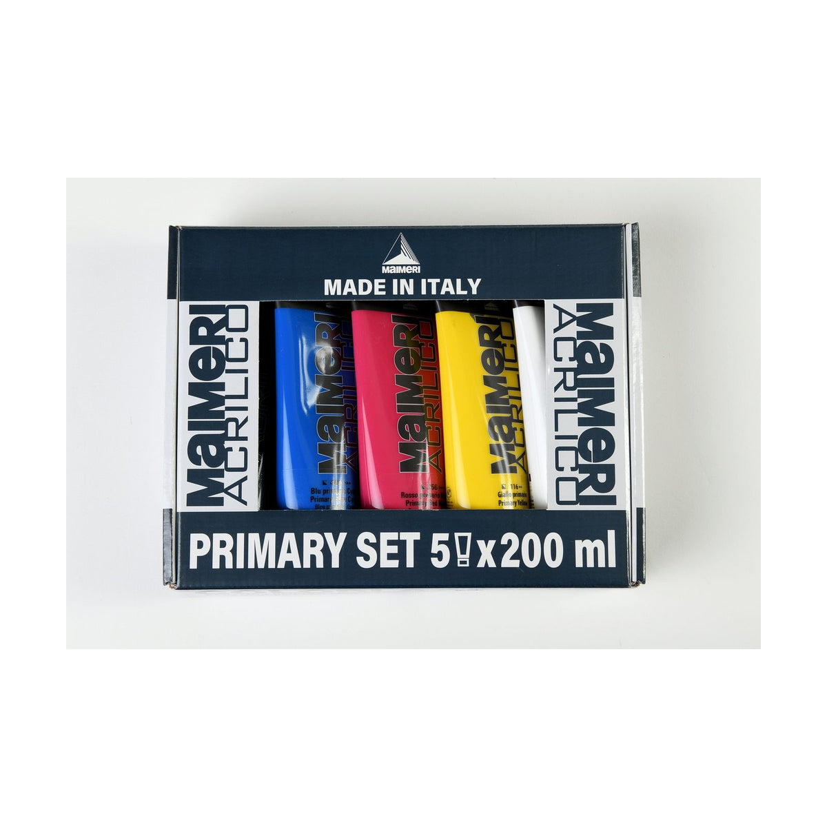 Maimeri Acrilico Acrylic Paint Set Primary 200 ml
