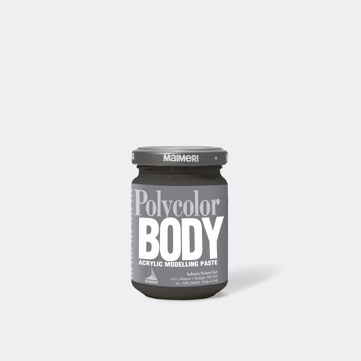 MAIMERI Body Acrylic Modeling Paste, Steel, 140 ml