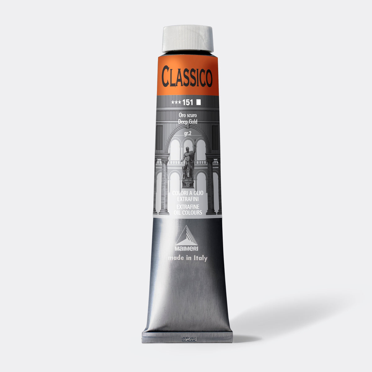 Maimeri Classico Fine Oil Color 200 ml – Deep Gold