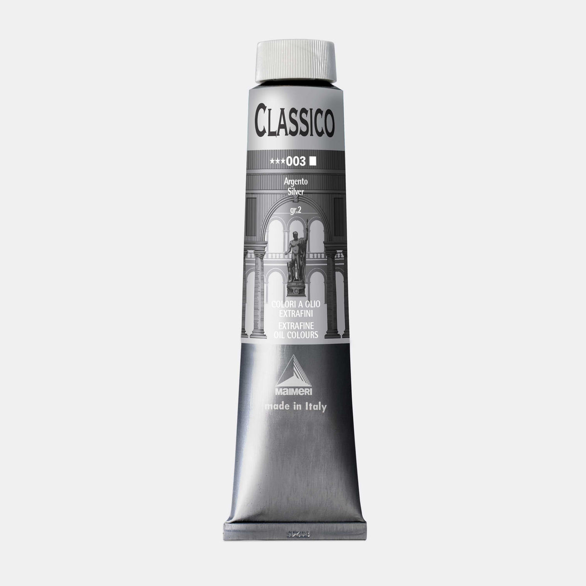 Maimeri Classico Fine Oil Color 200 ml – Silver