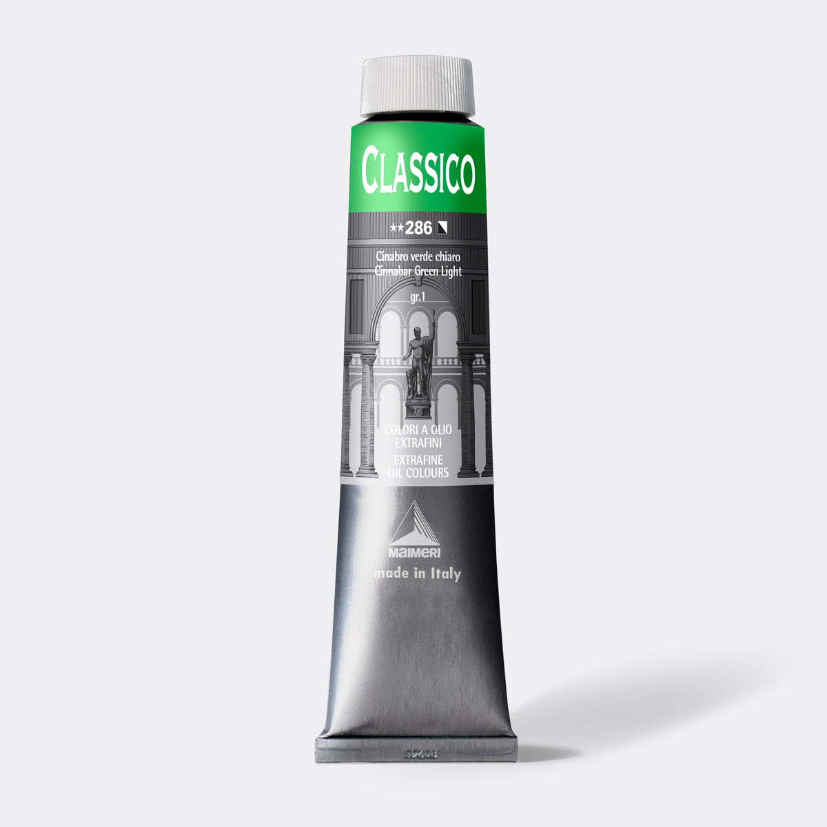 Maimeri Classico Fine Oil Paint 200 ml – Cinnabar Green Light