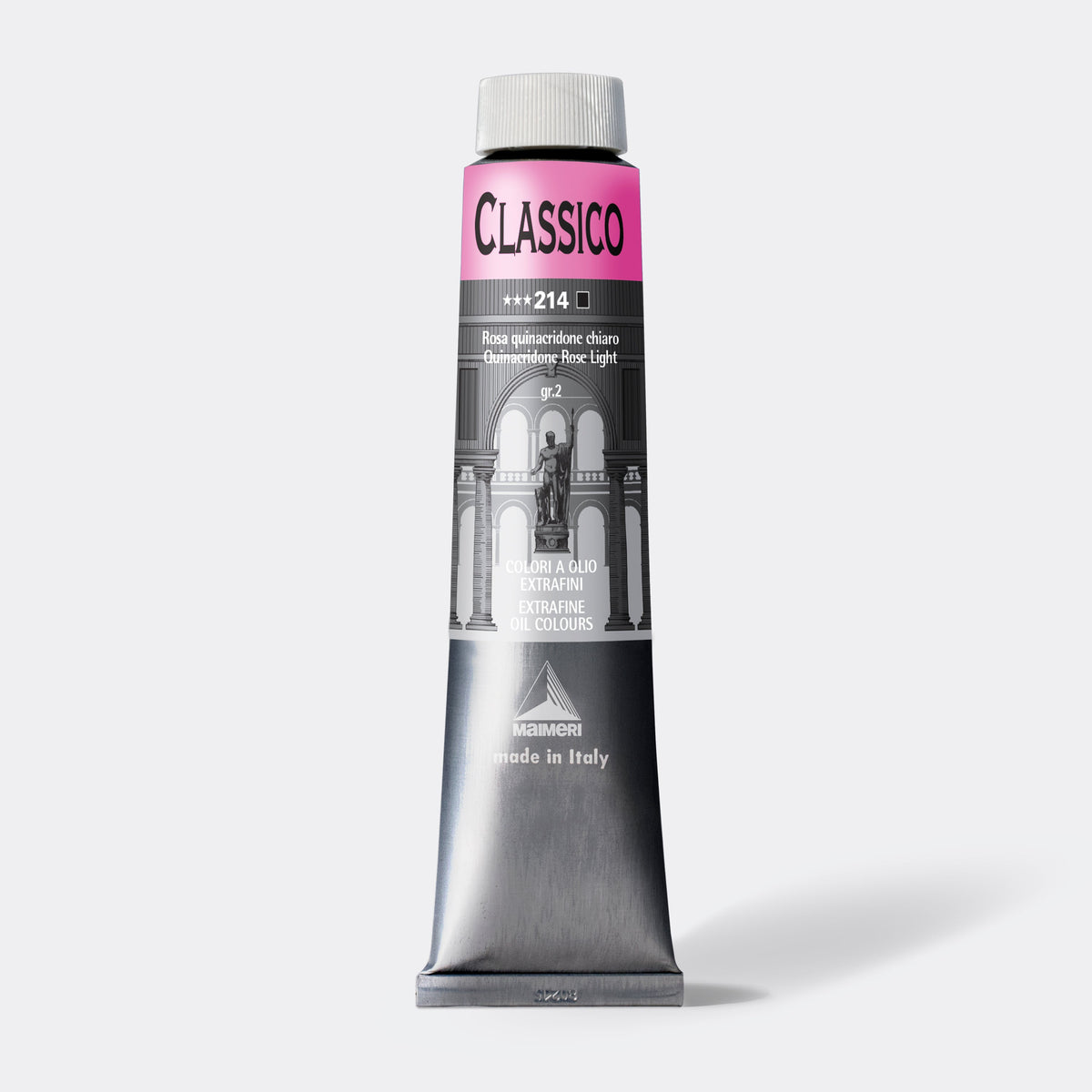 Maimeri Classico Fine Oil Paint 200 ml – Quinacridone Pink Light