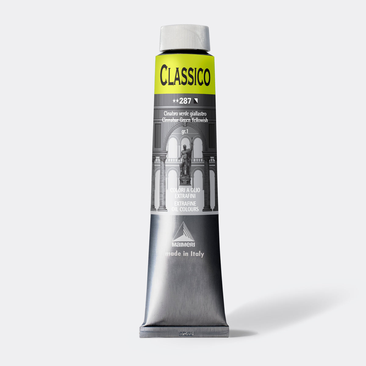 Maimeri Classico Fine Oil Paint 200 ml – Cinnabar Green Yellowish