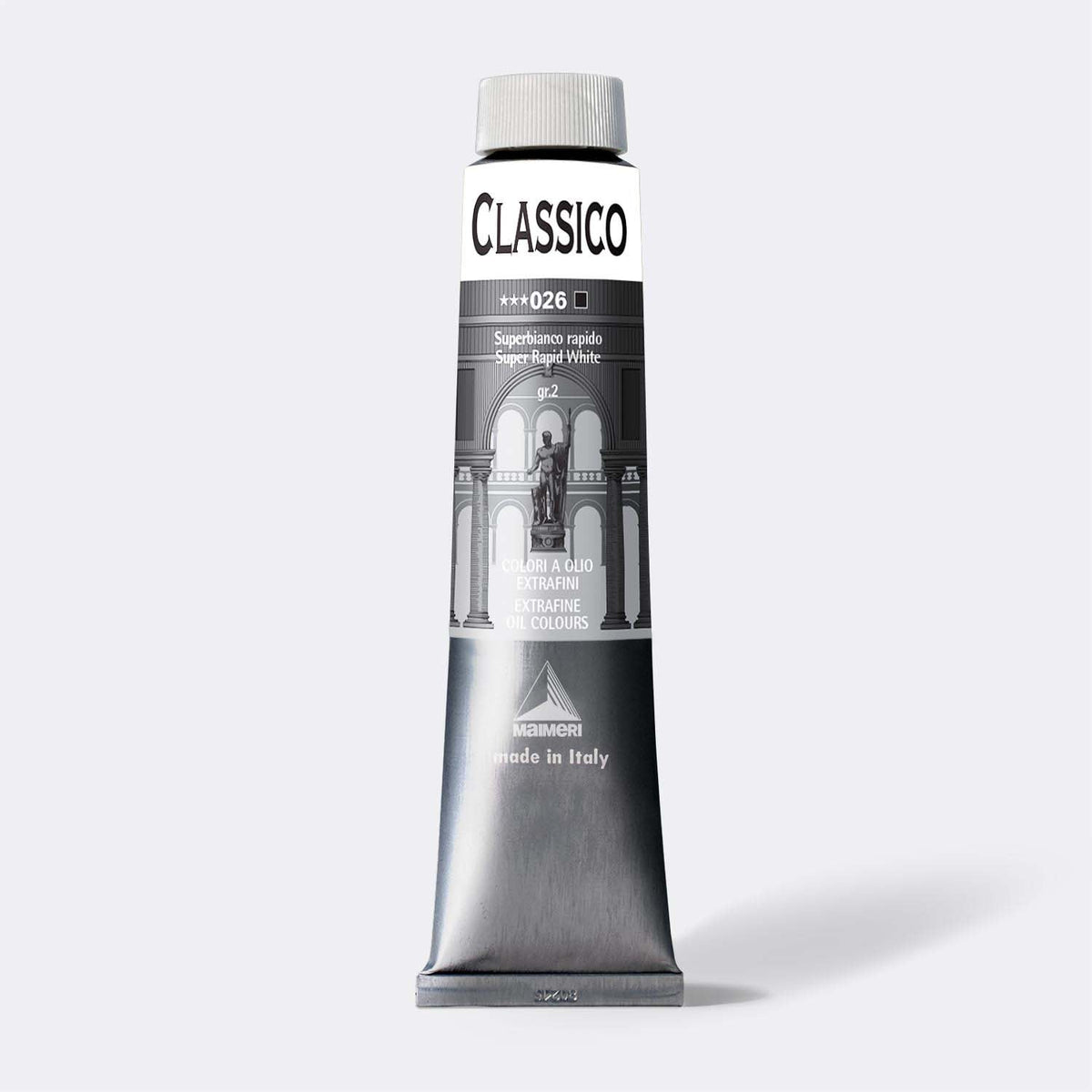 Maimeri Classico Fine Oil Paint 200 ml – Super Fast-Drying White