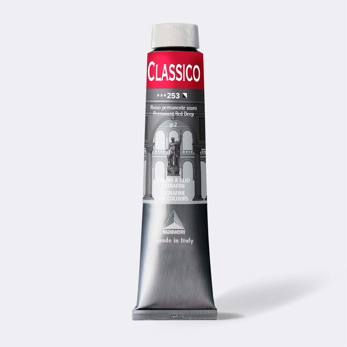 Maimeri Classico Fine Oil Paint 200 ml – Permanent Red Deep