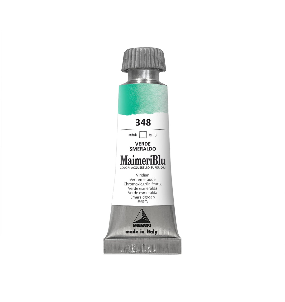 MAIMERI Maimeri Blu Professional Watercolor Paint 12 ml – Viridian