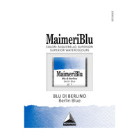 MAIMERI Maimeri Blu Watercolor Paint – Half Pan 1.5 ml – Berlin Blue