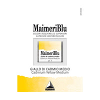 MAIMERI Maimeri Blu Watercolor Paint – Half Pan 1.5 ml – Cadmium Yellow Medium