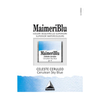 MAIMERI Maimeri Blu Watercolor Paint – Half Pan 1.5 ml – Cerulean Sky Blue