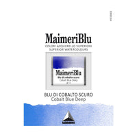 MAIMERI Maimeri Blu Watercolor Paint – Half Pan 1.5 ml – Cobalt Blue Deep