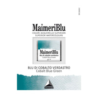 MAIMERI Maimeri Blu Watercolor Paint – Half Pan 1.5 ml – Cobalt Blue Green