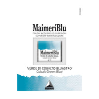 MAIMERI Maimeri Blu Watercolor Paint – Half Pan 1.5 ml – Cobalt Green Blue