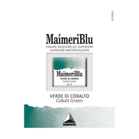 MAIMERI Maimeri Blu Watercolor Paint – Half Pan 1.5 ml – Cobalt Green