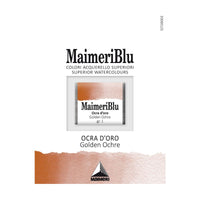 MAIMERI Maimeri Blu Watercolor Paint – Half Pan 1.5 ml – Golden Ochre