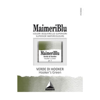 MAIMERI Maimeri Blu Watercolor Paint – Half Pan 1.5 ml – Hooker's Green