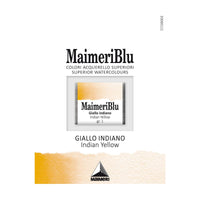 MAIMERI Maimeri Blu Watercolor Paint – Half Pan 1.5 ml – Indian Yellow