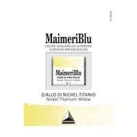 MAIMERI Maimeri Blu Watercolor Paint – Half Pan 1.5 ml – Nickel Titanium Yellow