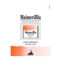 MAIMERI Maimeri Blu Watercolor Paint – Half Pan 1.5 ml – Orange Lake
