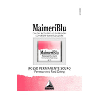 MAIMERI Maimeri Blu Watercolor Paint – Half Pan 1.5 ml – Permanent Red Deep
