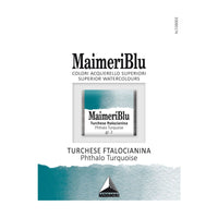 MAIMERI Maimeri Blu Watercolor Paint – Half Pan 1.5 ml – Phthalocyanine Turquoise