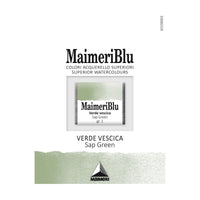 MAIMERI Maimeri Blu Watercolor Paint – Half Pan 1.5 ml – Sap Green