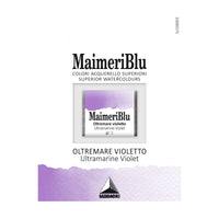 MAIMERI Maimeri Blu Watercolor Paint – Half Pan 1.5 ml – Ultramarine Violet