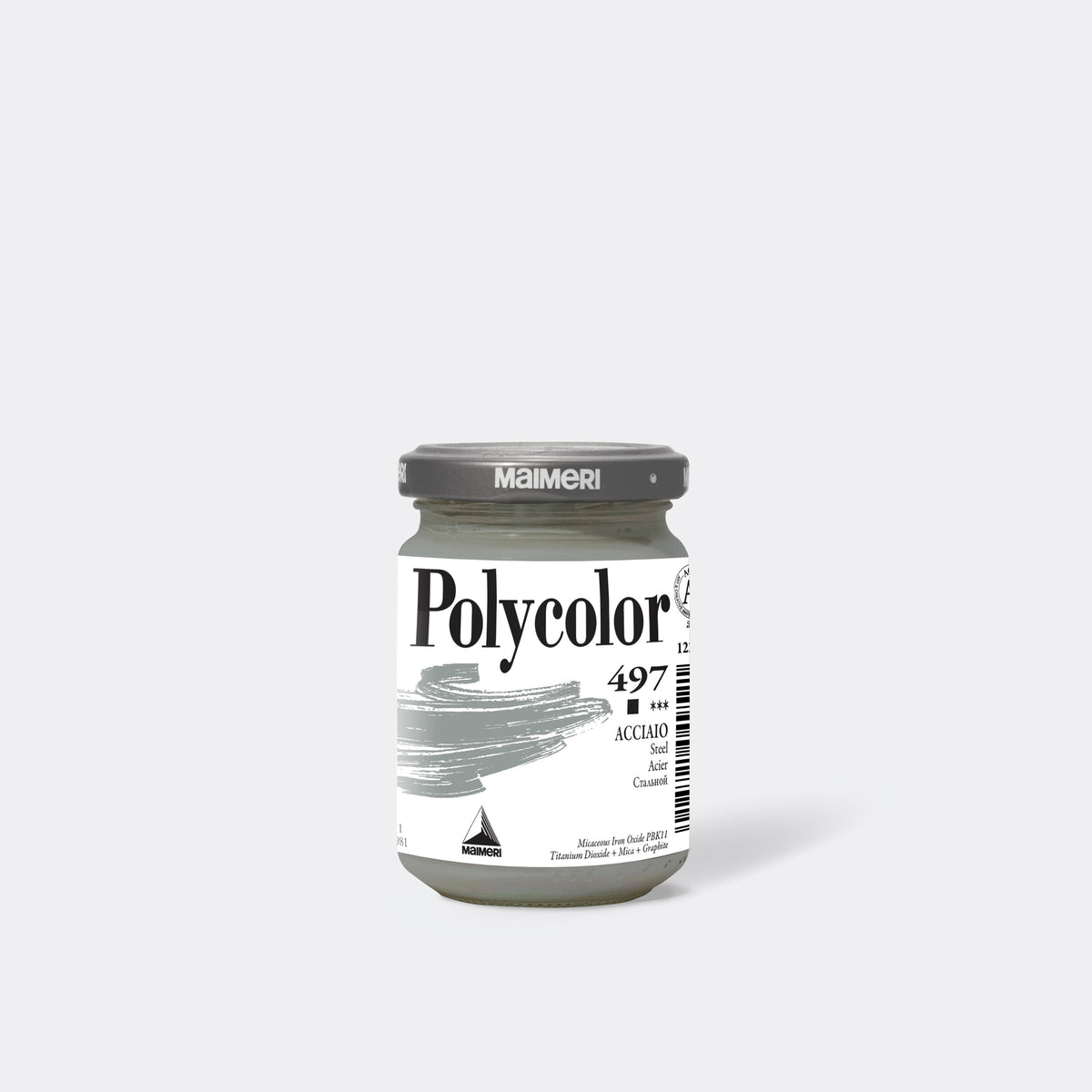 MAIMERI Polycolor Acrylic Paint 140 ml – Steel