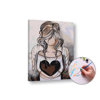 Paint by Numbers ANGEL - ниска трудност — изображение 1